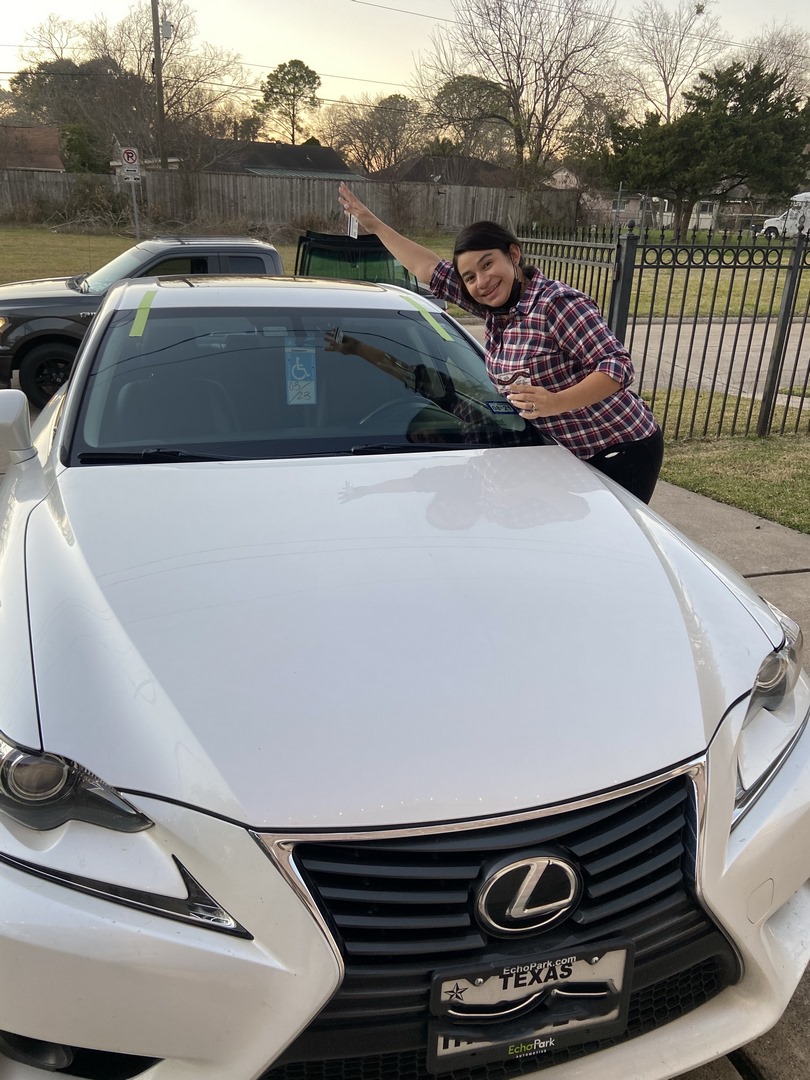 Lexus front windshield replaced